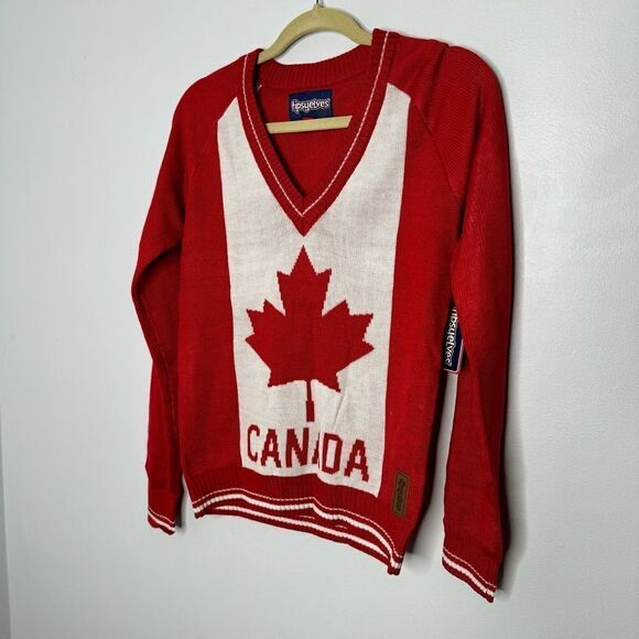 Tipsy Elves Canada Christmas sweater size small - Picture 2 of 6
